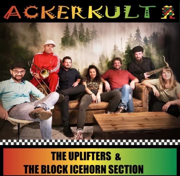 Promoflyer vom Ackerkult-Festival mit unserem Bandfoto